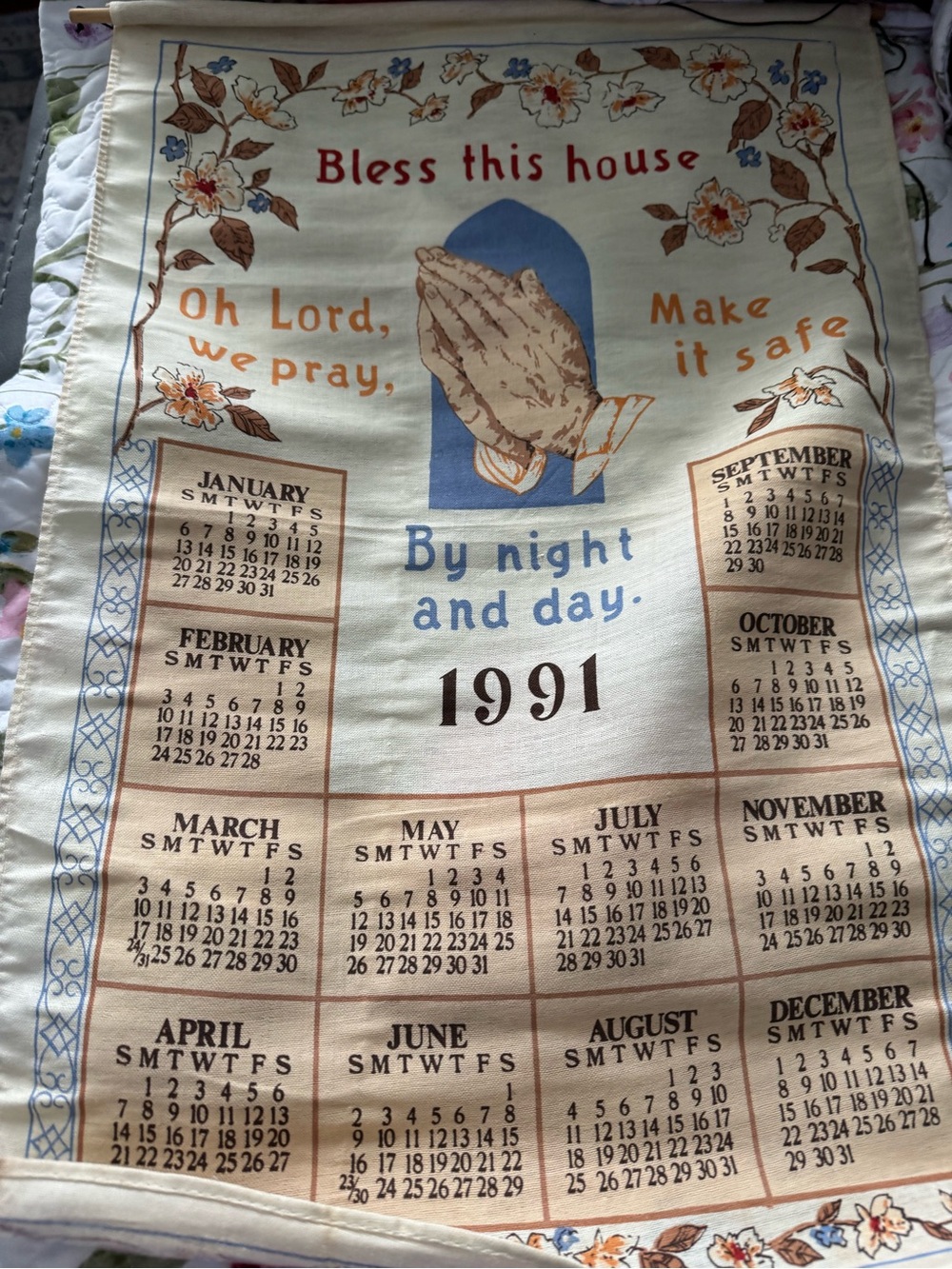 Calendar Towels